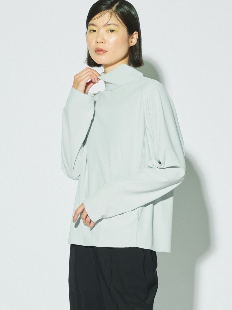 ミディウミソリッド　トップス　ホワイト ミディウミソリッド MIDIUMISOLID MIDIUMISOLID for Ladies