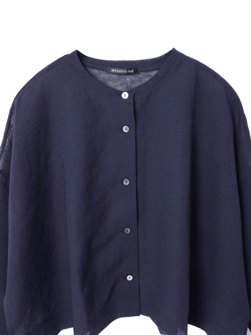 mizuiro ind ワッシャーボイルショートカーディガン｜ MARcourt