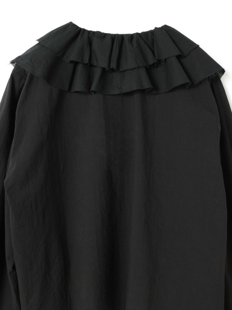 mizuiro ind ダブルフリルカラーシャツ｜ MARcourt ONLINE STORE