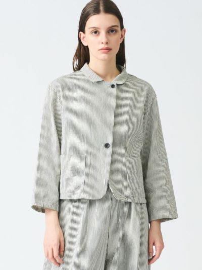 mizuiro ind ヒッコリーシャツジャケット