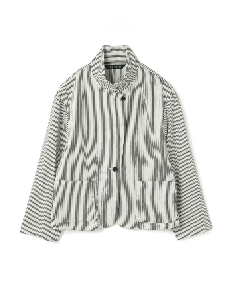mizuiro ind ヒッコリーシャツジャケット｜ MARcourt ONLINE