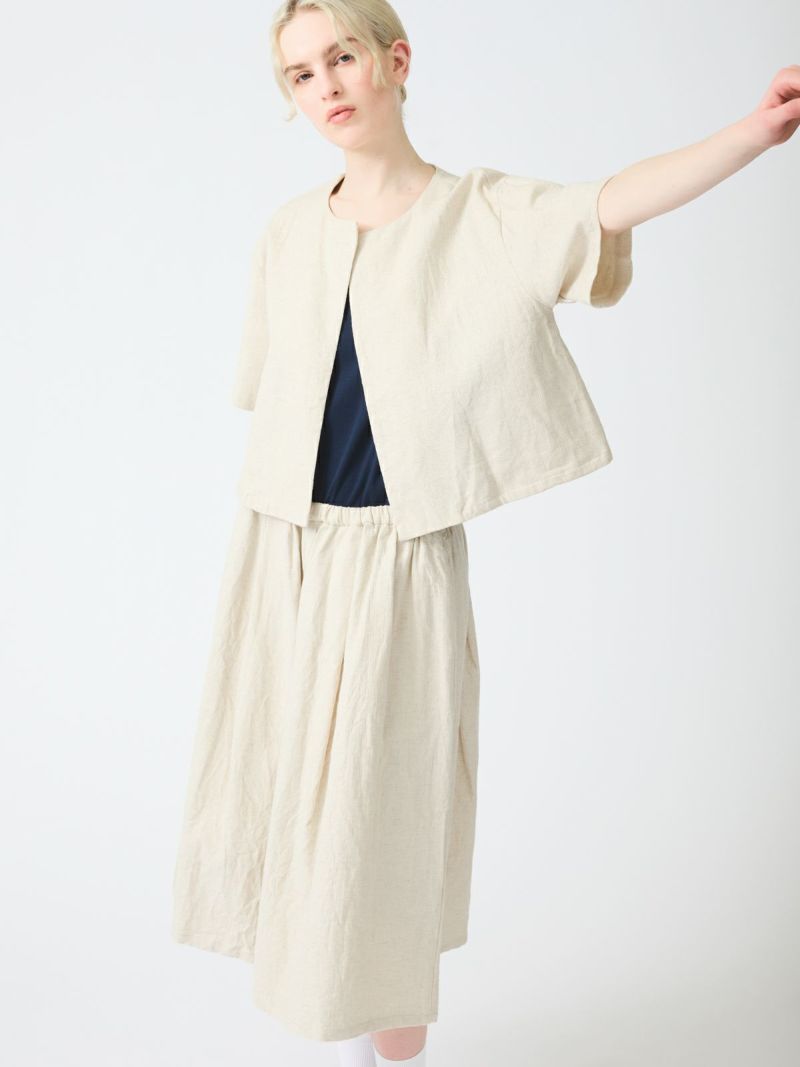 mizuiro ind コットンリネンキュロットパンツ mizuiro ind コットンリネンキュロットパンツ｜ MARcourt ONLINE