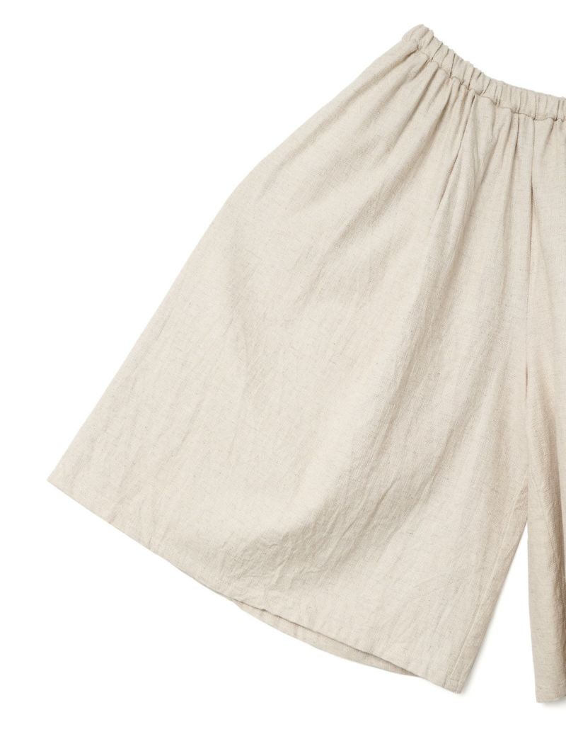 mizuiro ind コットンリネンキュロットパンツ mizuiro ind コットンリネンキュロットパンツ｜ MARcourt ONLINE