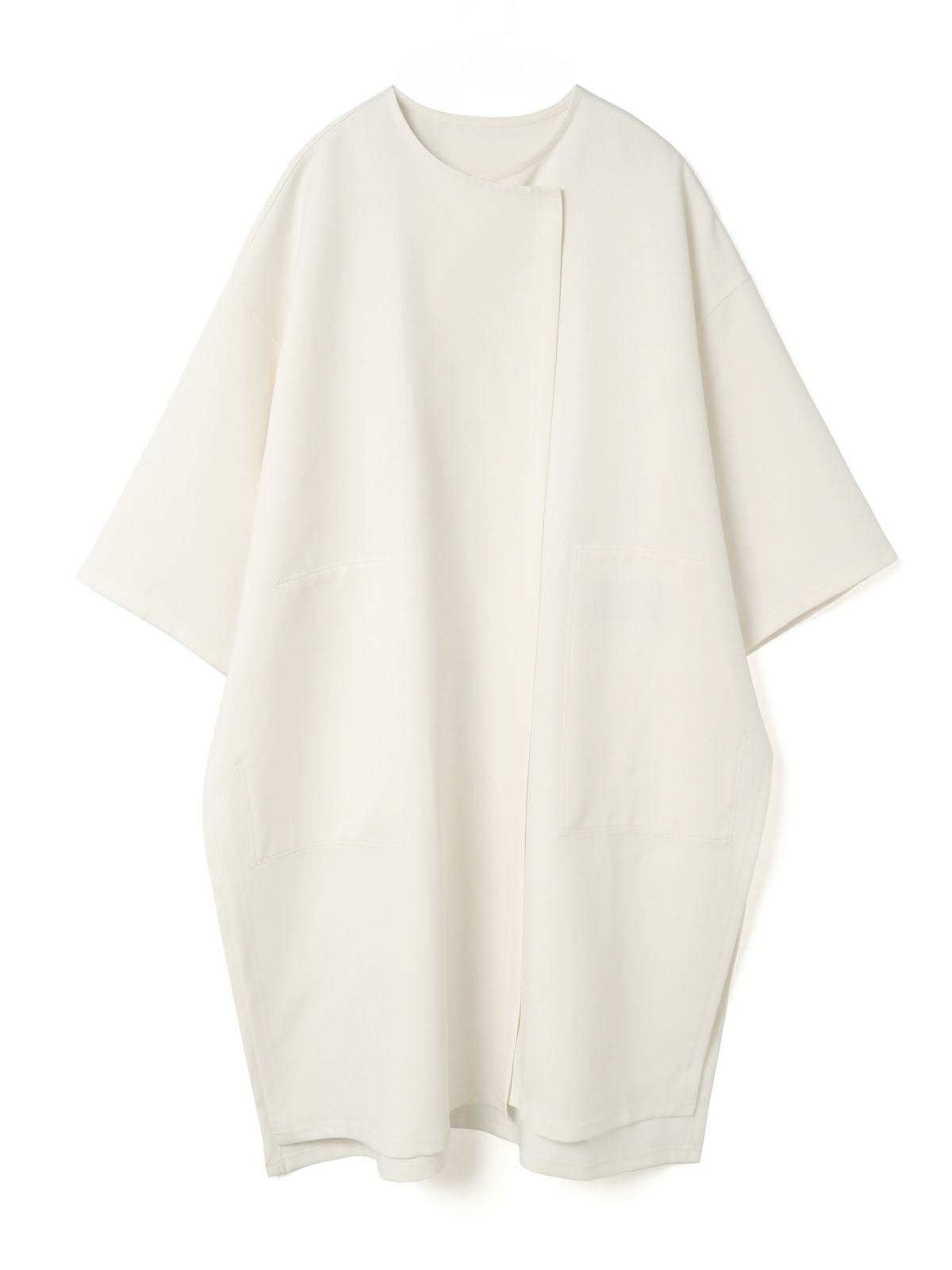 mizuiro ind ノーカラーハーフスリーブコート｜ MARcourt ONLINE STORE 