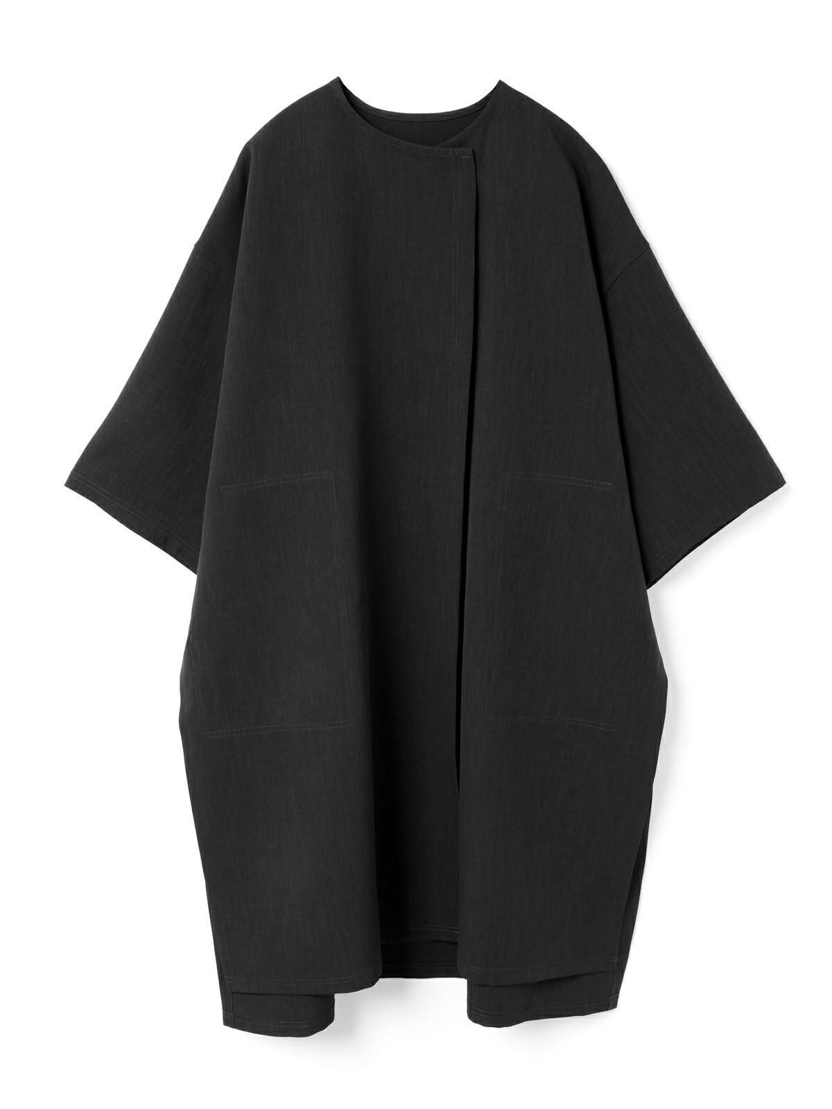 mizuiro ind ノーカラーハーフスリーブコート｜ MARcourt ONLINE STORE  
