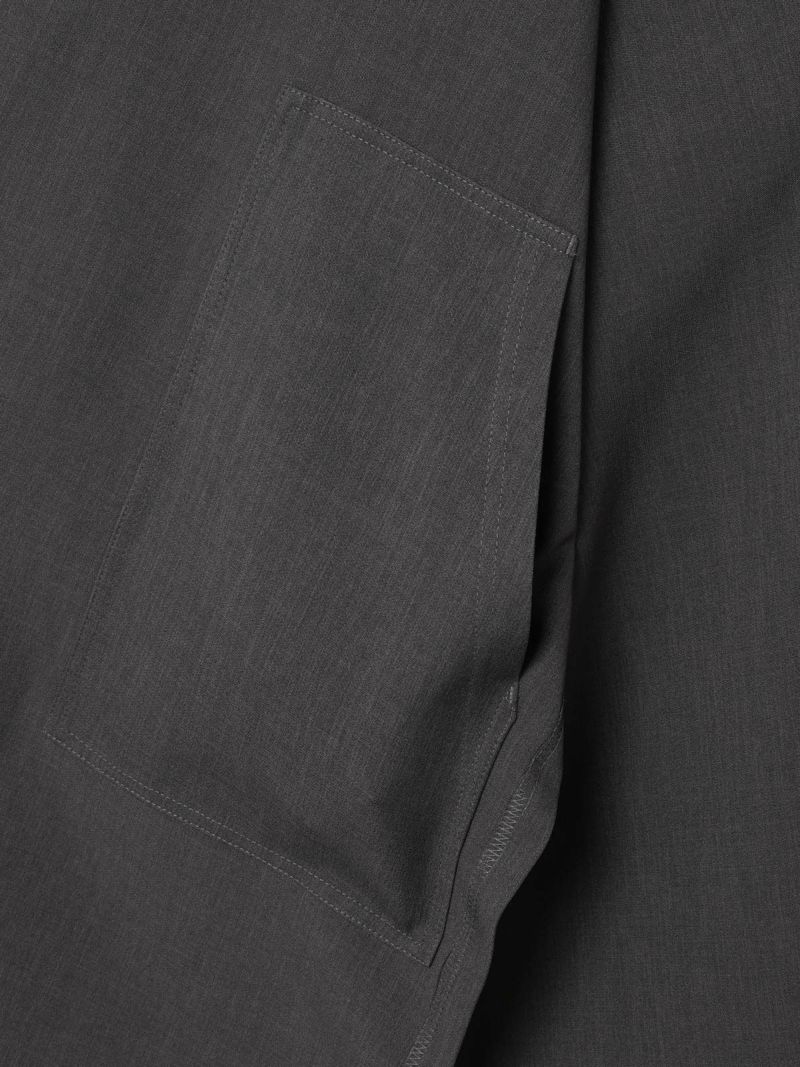 mizuiro ind ノーカラーハーフスリーブコート｜ MARcourt ONLINE