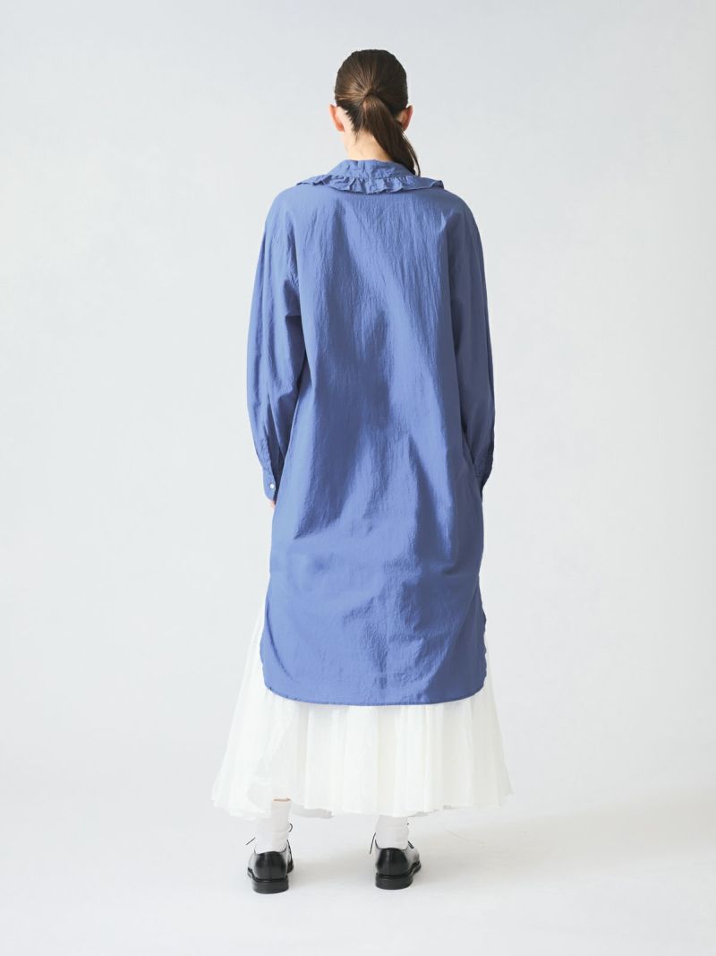 mizuiro ind フリルカラーシャツワンピース｜ MARcourt ONLINE