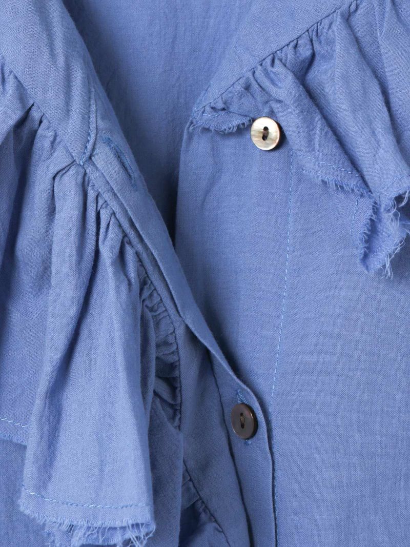 mizuiro ind フリルカラーシャツワンピース｜ MARcourt ONLINE