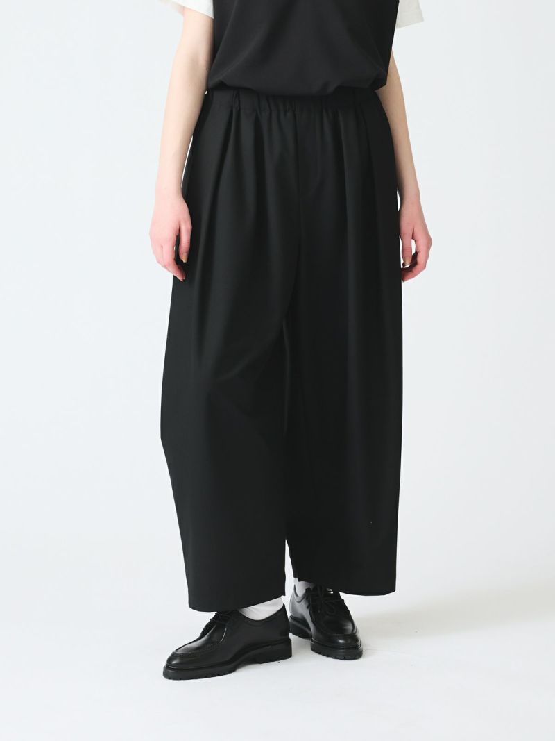 mizuiro ind サイドドレープワイドパンツ｜ MARcourt ONLINE