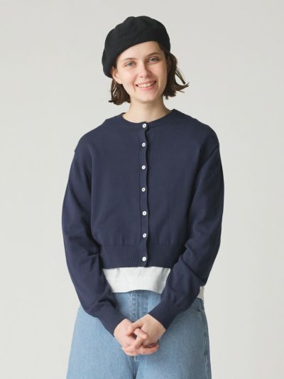 MidiUmi ショートニットカーディガン