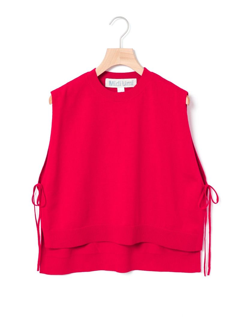 MidiUmi サイドリボンショートベスト| MARcourt ONLINE STORE MidiUmi サイドリボンショートベスト| MARcourt ONLINE STORE