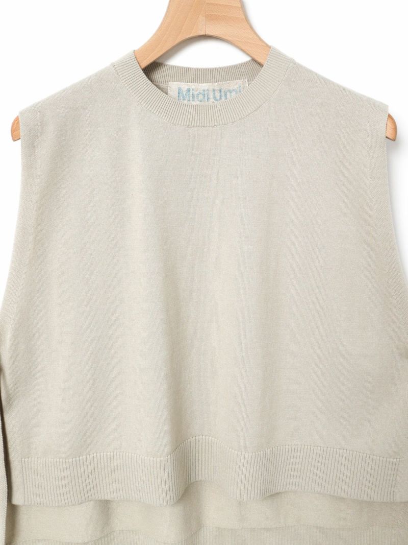 MidiUmi サイドリボンショートベスト｜ MARcourt ONLINE STORE