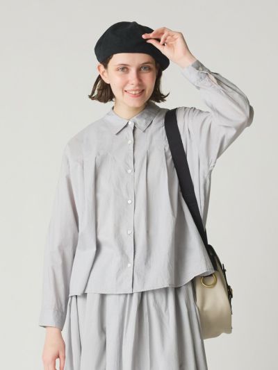 MidiUmi タックショートシャツ
