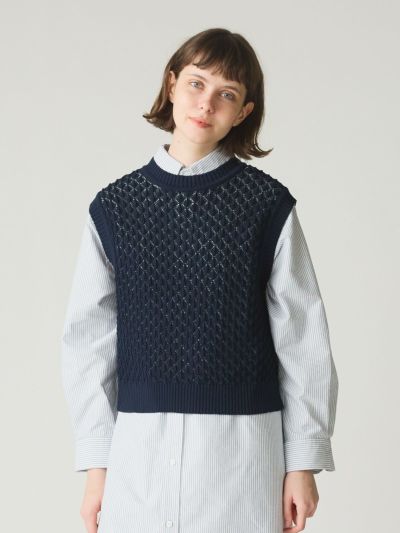MidiUmi メッシュニットベスト