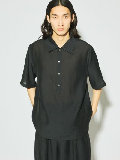 MIDIUMISOLID Men’s スラブシアーポロシャツ