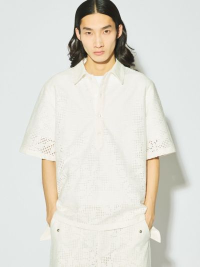 MIDIUMISOLID Men’s レースポロシャツ