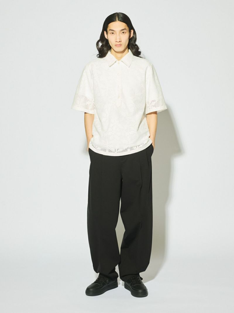 midiumi ポロシャツ ホワイト MidiUmi ハーフスリーブポロシャツ｜ MARcourt ONLINE STORE