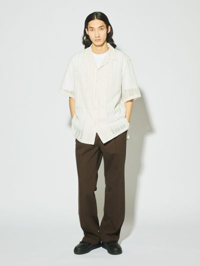 MIDIUMISOLID Men’s コンプレッションストレッチスラックス