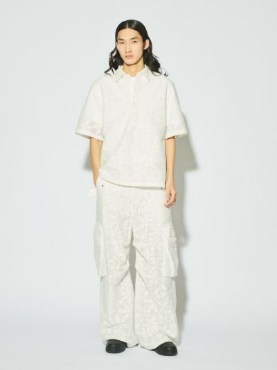 MIDIUMISOLID Men’s レースカーゴパンツ