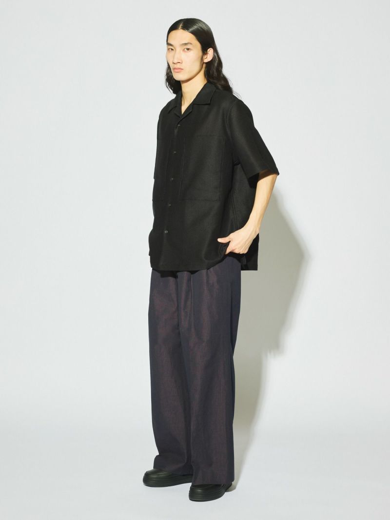 マーコートMIDIUMISOLID 今季商品ワイドパンツ MIDIUMISOLID Men's コットンリネンワイドパンツ｜ MARcourt
