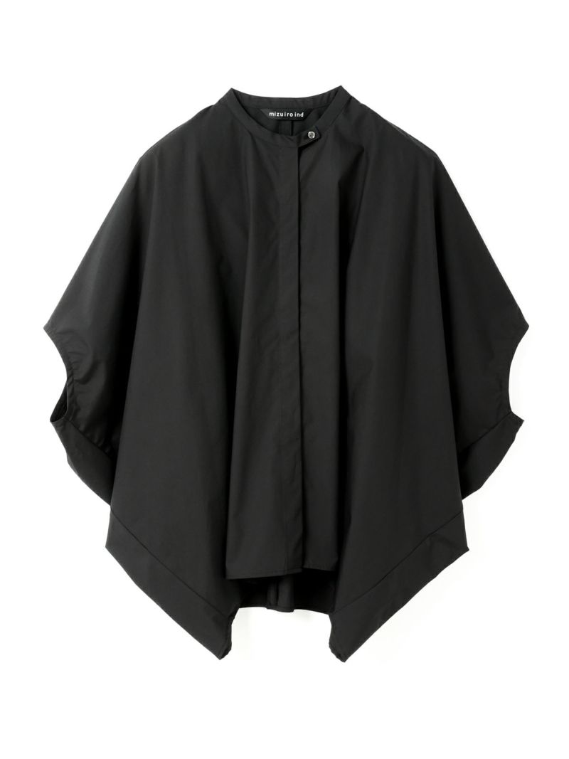 mizuiro ind スタンドカラーコクーンシャツ｜ MARcourt ONLINE