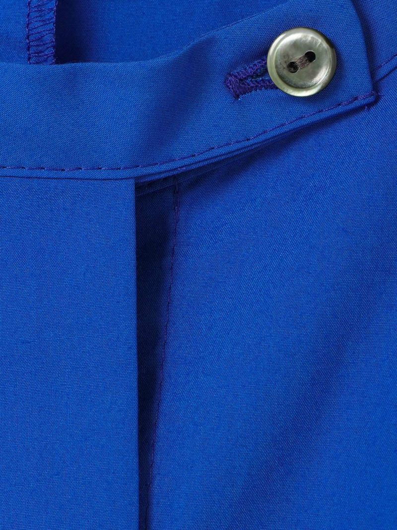 新品タグ付き❤︎mizuiroind スタンドカラーコクーンシャツ BLUE mizuiro ind スタンドカラーコクーンシャツ｜ MARcourt ONLINE