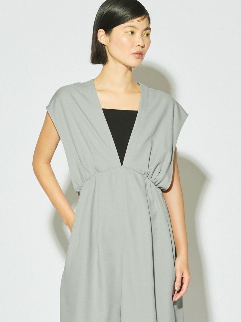 MIDIUMISOLID for Ladies Vネックオールインワン｜ MARcourt