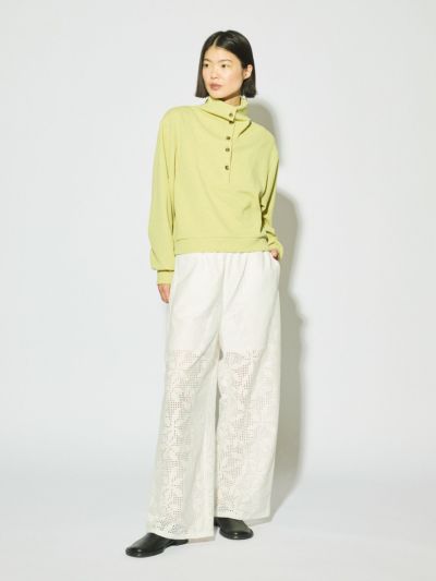 MIDIUMISOLID for Ladies レースイージーパンツ