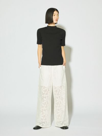 MIDIUMISOLID for Ladies レースイージーパンツ