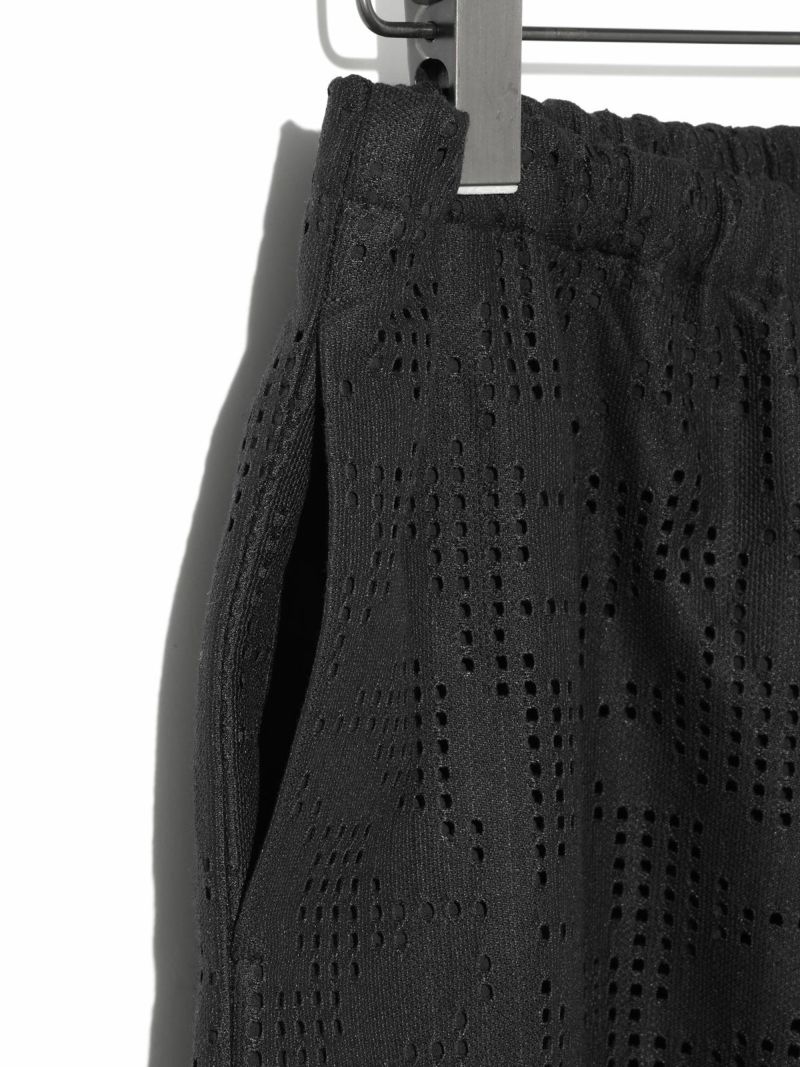 美品！midiumisolid 現行販売品 フリンジ レース イージーパンツ