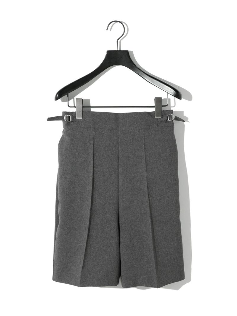 MIDIUMISOLID for Ladies センタープレスショートパンツ