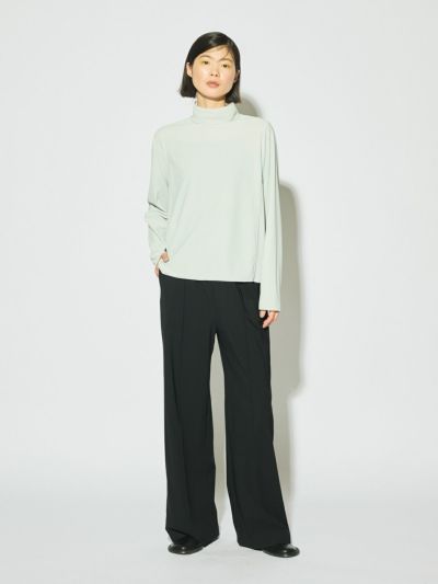 MIDIUMISOLID for Ladies ストレッチストレートパンツ
