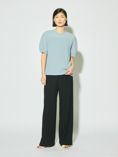 MIDIUMISOLID for Ladies ストレッチストレートパンツ