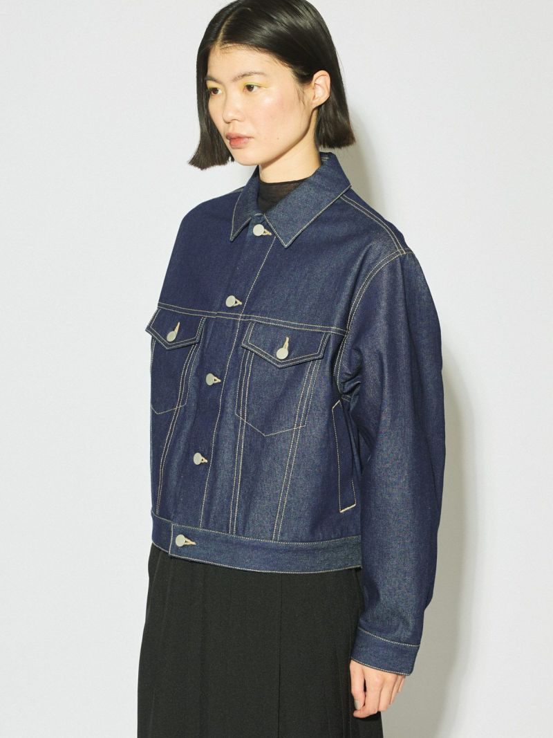 【美品!!】MIDIUMISOLID デニムジャケット MIDIUMISOLID for Ladies ショートデニムジャケット｜ MARcourt