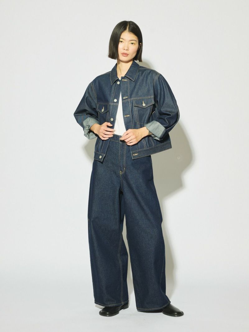セール】MIDIUMISOLID for Ladies ショートデニムジャケット