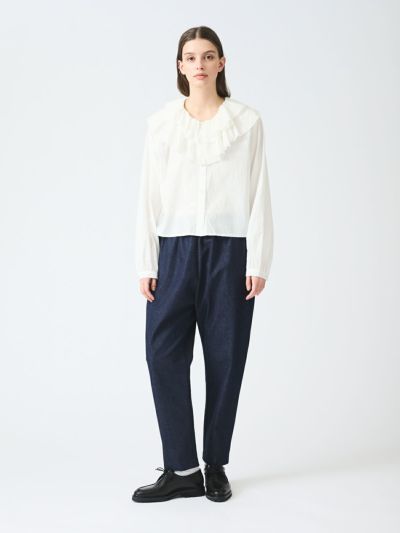 mizuiro ind ハイウエストストレッチデニムパンツ