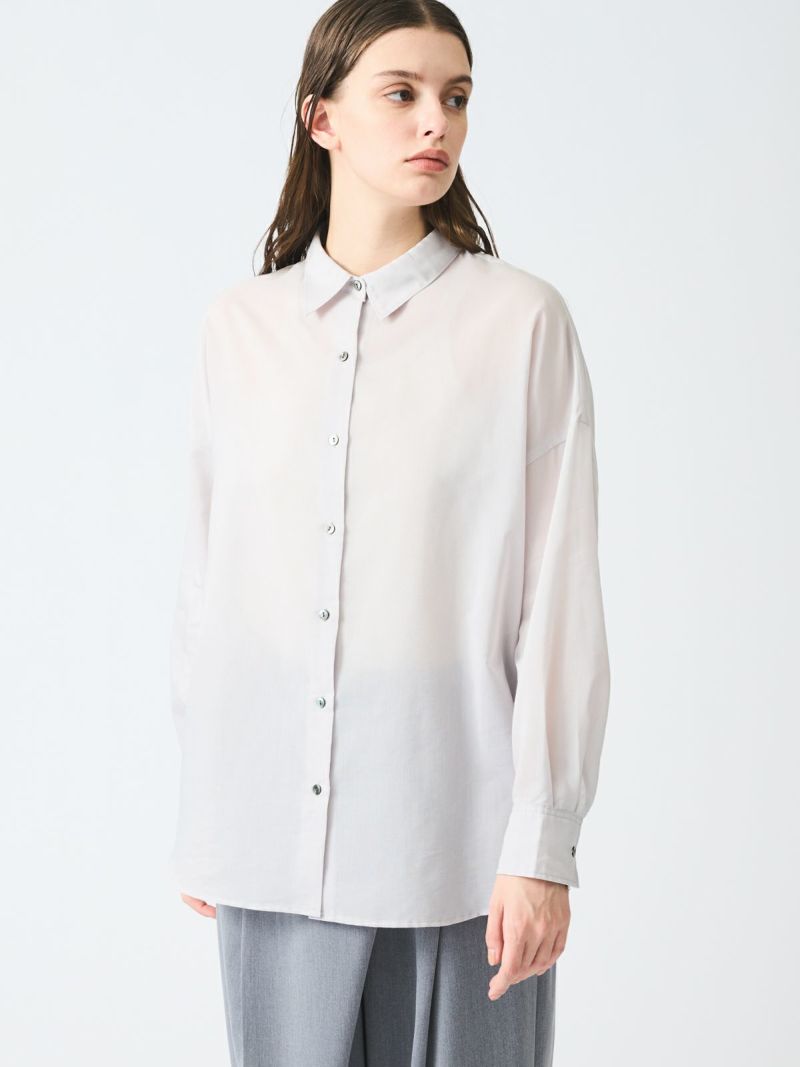 mizuiro ind シアーワイドシャツ｜ MARcourt ONLINE STORE