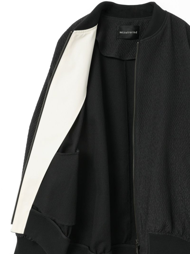 mizuiro ind ジャカードジップブルゾン｜ MARcourt ONLINE STORE