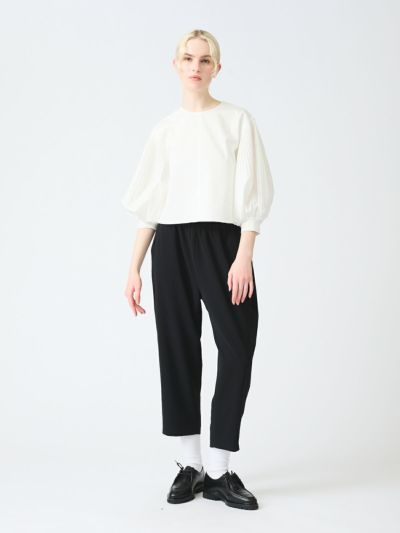 mizuiro ind ポリエステルツイルタックイージーパンツ