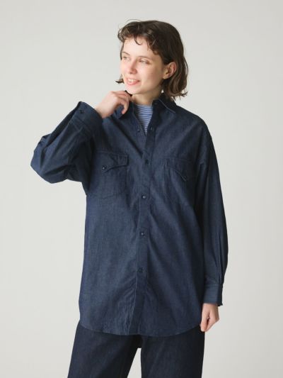 MidiUmi デニムシャツ