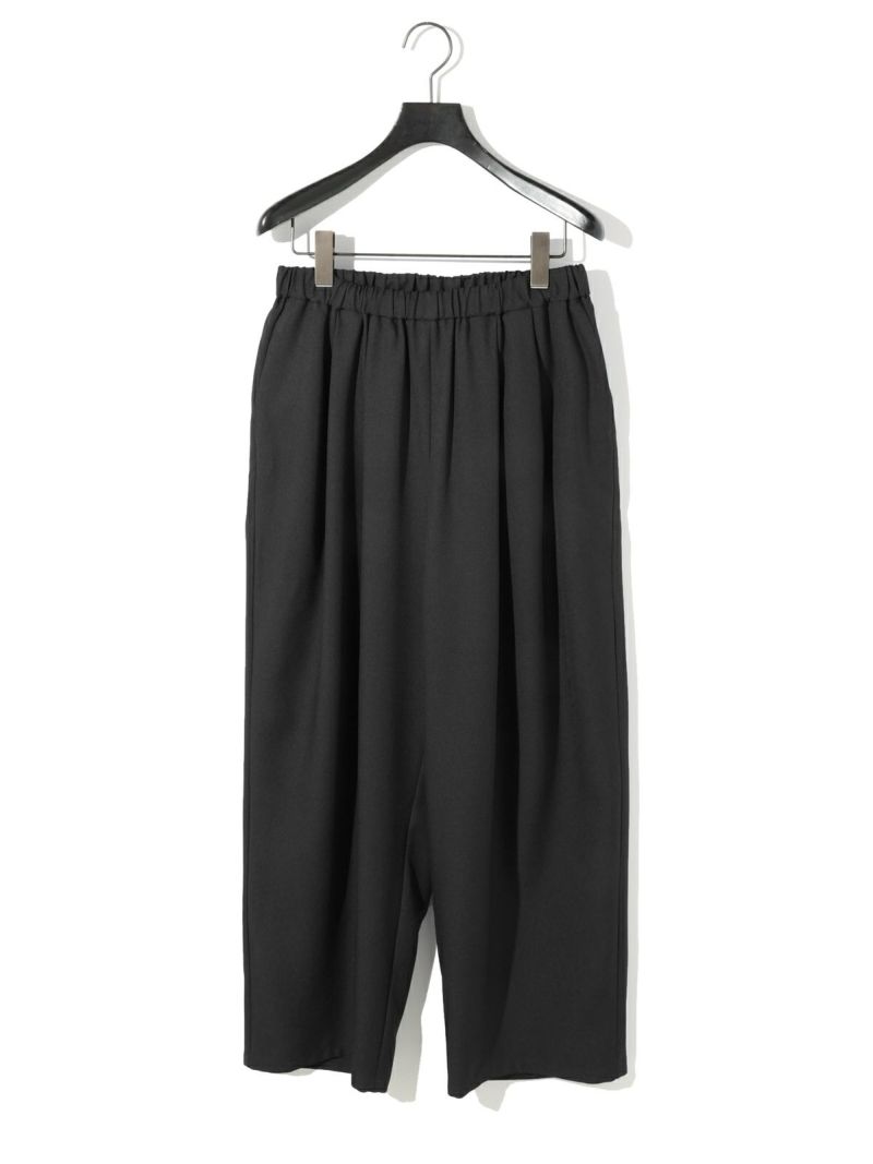 MIDIUMISOLID for Ladies タックワイドイージーパンツ