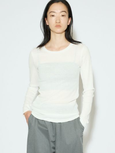 MIDIUMISOLID for Ladies ロングスリーブトップス