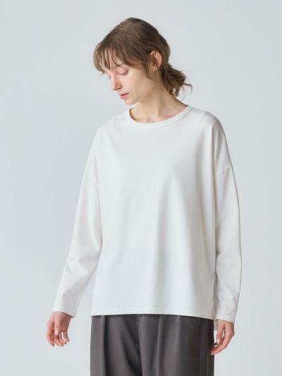 MidiUmi ロングスリーブワイドプルオーバー
