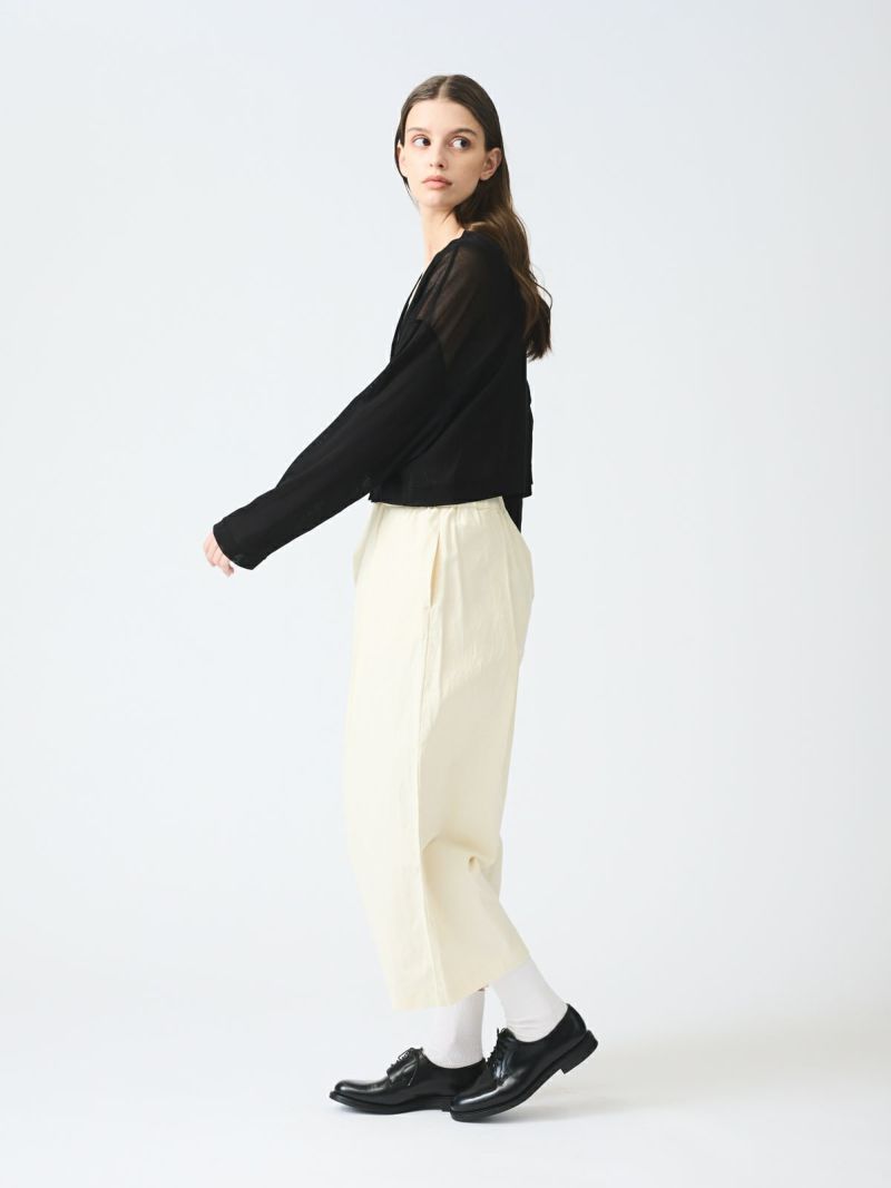 mizuiro ind（ミズイロインド）メッシュVネックカーディガン 3/10(月)12:00販売終了】mizuiro ind メッシュVネック