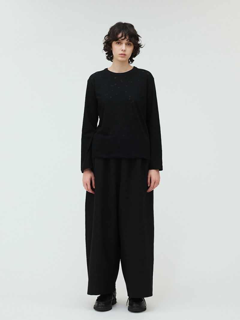 mizuiro ind フリルカラーシャツ | mizuiro ind