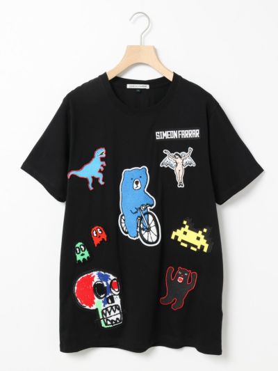 SIMEON FARRAR ワッペンTシャツ