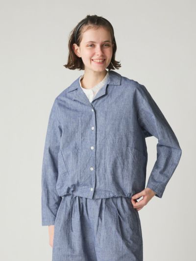 MidiUmi シャンブレーシャツジャケット
