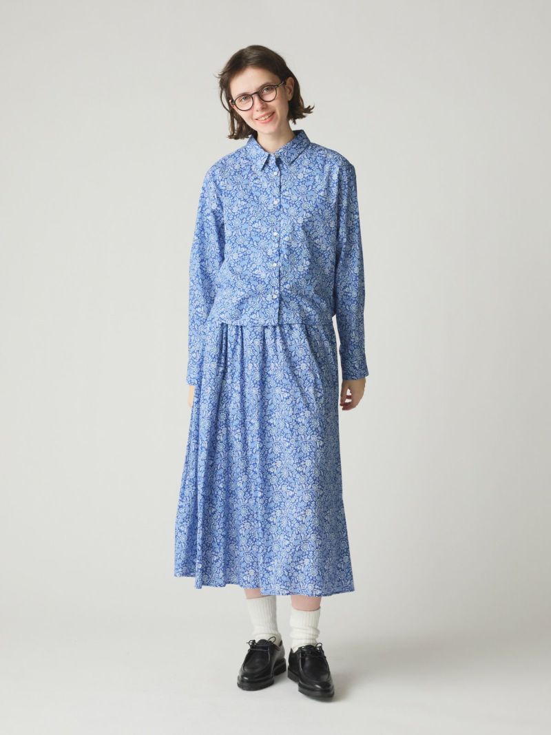 MidiUmi リバティプリントスカート｜ MARcourt ONLINE STORE
