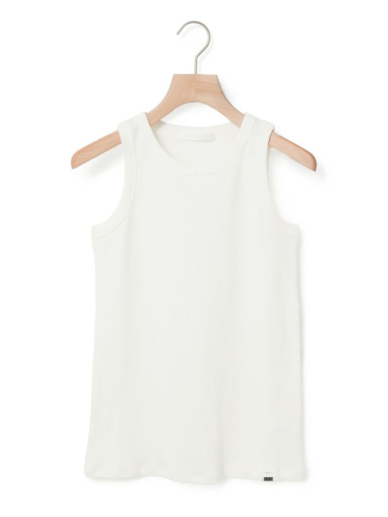 anggae/アンゲ/TEXTURED TANK TOP/アメリカンスリーブキャミソール/ポリエステル/WHT anggae/TEXTURED TANK TOP/キャミソール・タンクトップ