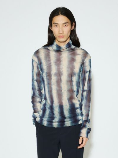 MIDIUMISOLID Men’s ハイネックチュールプルオーバー